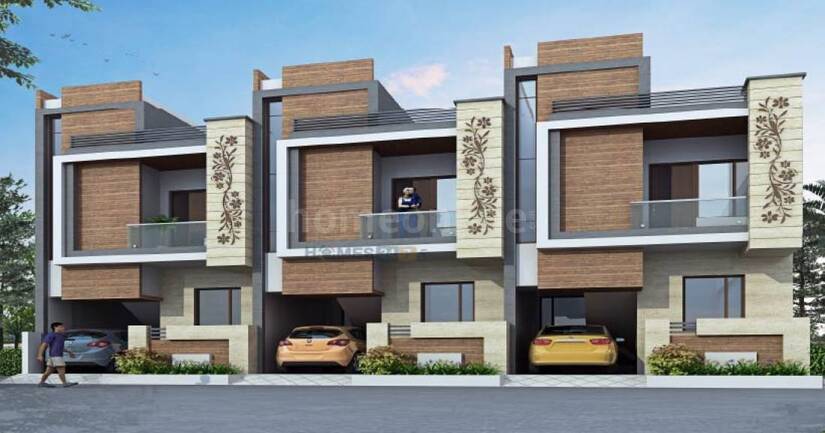 PJ Ganesh Nagar Villas – Elevation Image