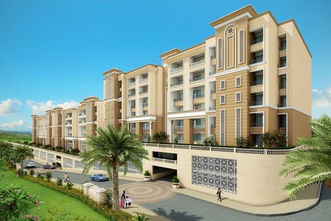 Noor Us Sabah Residency – Elevation Image