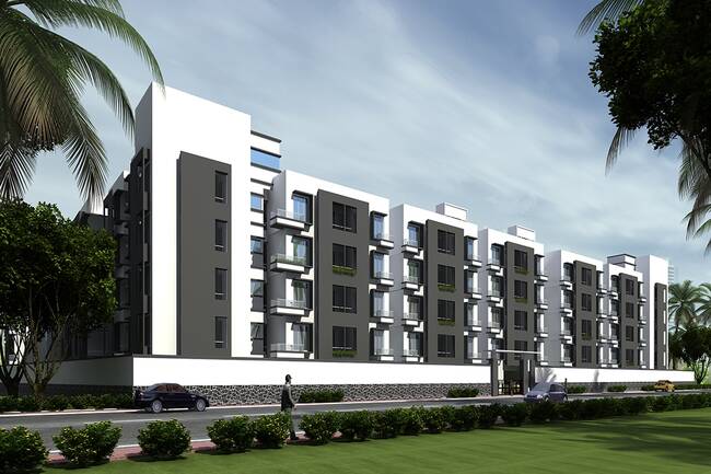 Vibrant Trishla Apartments – Elevation Image