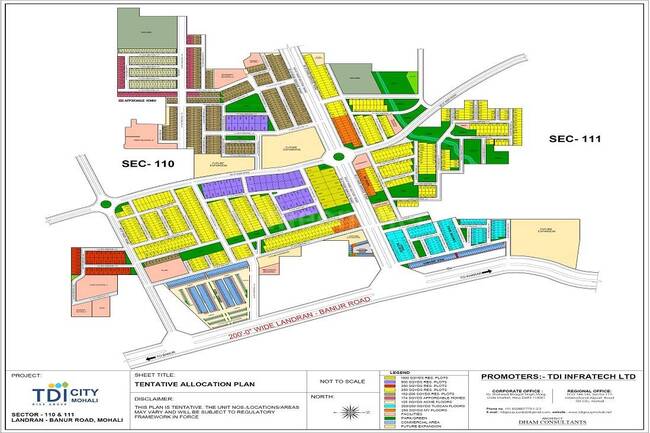 Sapphire Residential Plots – Elevation Image