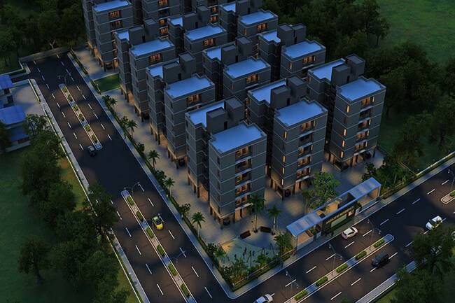 Aagam 99 Residency – Elevation Image