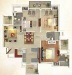 3 BHK Flat in GBP Athens Zirakpur, Zirakpur