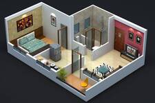 1 BHK Apartment in BHABAD TOWER'S, Makhmalabad