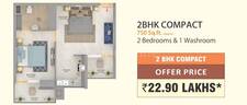 2 BHK Apartment in Lok Awas, Sector 74 A