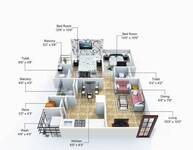 2 BHK Apartment in Diwali Homes, Chandkheda