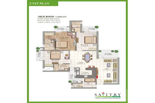 savitry greens 3 bhk price
