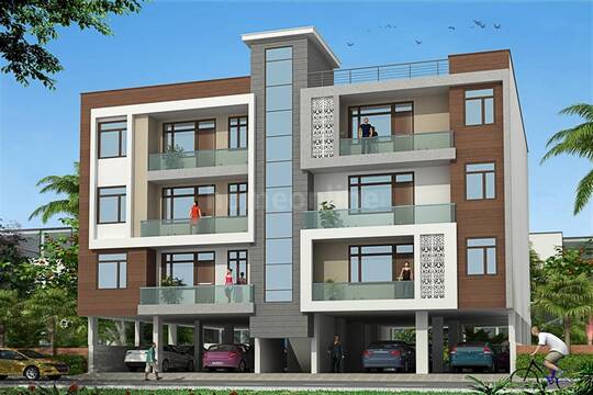 Laxmi Nagar Flat – Elevation Image