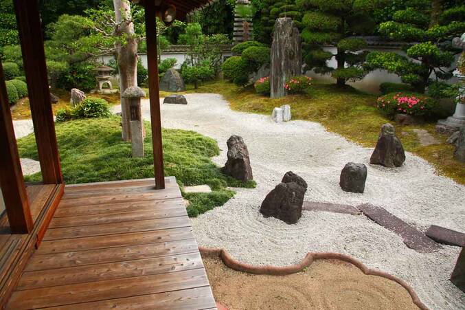 6 elements for a perfect zen garden