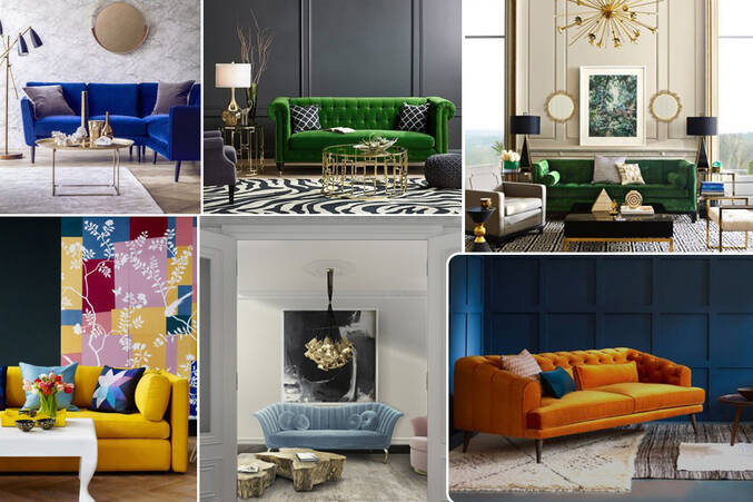 5 Stunning Styling tips for a Living Room with A Statement Sofa ...